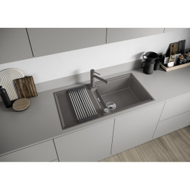 Мойка для кухни Blanco ADIRA XL 6 S-F SILGRANIT темная скала 527627