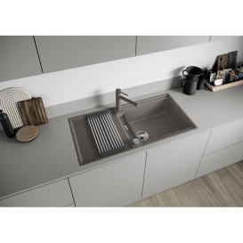 Мийка для кухні Blanco ADIRA XL 6 S-F SILGRANIT темна скеля 527627