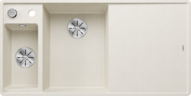 Мийка для кухні Blanco Axia III 6 S-F 99х50 см чаша зліва SILGRANIT® PuraDur® м'який білий 527048