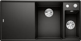 Мойка для кухни Blanco Axia III 6 S-F чаша справа 99х50 см SILGRANIT® PuraDur® черный 525855