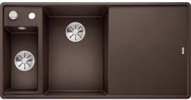 Мойка для кухни Blanco Axia III 6 S-F врезная SILGRANIT PuraDur® кофе 524668