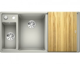 Мойка для кухни прямоугольная Blanco Axia III 6 S SILGRANIT PuraDur® жемчужный 524646