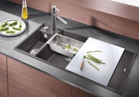 Мийка для кухні Blanco Axia III 6 S SILGRANIT PuraDur® темна скеля 524654