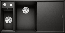 Мийка для кухні Blanco Axia III 6S 100х51 см SILGRANIT® PuraDur® чорний 525849