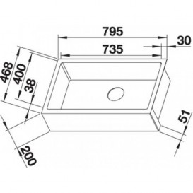 Мийка для кухні Blanco Cronos XL 8-IF нержавіюча сталь матова 523381