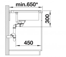 Мойка для кухни Blanco Delta II 105,7х57,5 см SILGRANIT PuraDur® вулканический серый 527238