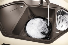 Мийка для кухні Blanco DELTA II-F SILGRANIT клапан-автомат кави 523675