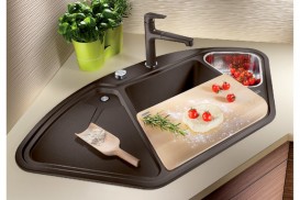 Мийка для кухні Blanco DELTA II-F SILGRANIT клапан-автомат кави 523675