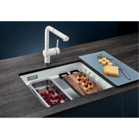 Мойка для кухни Blanco Etagon 500-U керамика PuraPlus™ глянцевый белый 525149