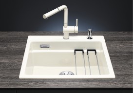 Мойка для кухни Blanco Etagon 6 керамика PuraPlus™ глянцевый белый 525156