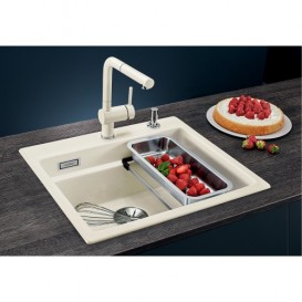 Мойка для кухни Blanco Etagon 6 керамика PuraPlus™ глянцевый магнолия 525157