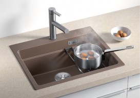 Мийка для кухні Blanco Etagon 6 врізна SILGRANIT PuraDur® кави 524548