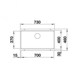 Мойка для кухни Blanco Etagon 700-U SILGRANIT PuraDur® темная скала 525168