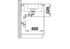 Мийка для кухні Blanco Legra 6 S 100х50 см SILGRANIT® PuraDur® вулканічний сірий 527271
