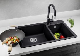 Мийка для кухні Blanco Legra 8 78х50 см SILGRANIT® PuraDur® антрацит 526224