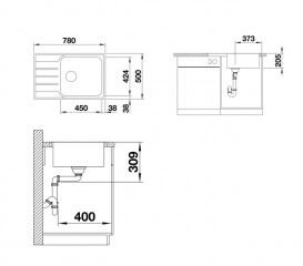 Мойка для кухни Blanco Lemis XL 6 S-IF Compact 78х50 см врезная нержавеющая сталь 525111