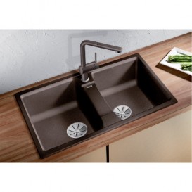 Мийка для кухні Blanco Lexa 8 врізна SILGRANIT PuraDur® сірий беж 524967