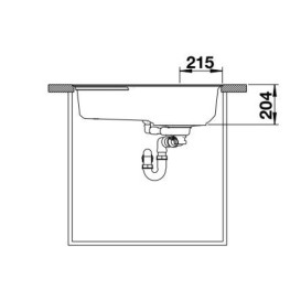 Мийка для кухні Blanco Oovalon 700-IF 75,6х43 см Velgranit хмарний білий 527992