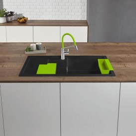 Мийка для кухні Blanco Sity XL 6 S SILGRANIT PuraDur® антрацит / ківі 525060