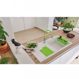 Мийка для кухні Blanco Sity XL 6 S SILGRANIT PuraDur® білий / ківі 525063