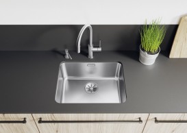 Мойка для кухни Blanco Solis 340-U 38х44 см под столешницу нержавеющая сталь 526115