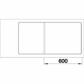 Мийка для кухні Blanco Subline 430/270-U SILGRANIT PuraDur® темна скеля 523152