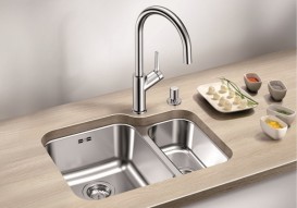 Мойка для кухни Blanco Supra 340/180-U нержавеющая сталь полированная 525217