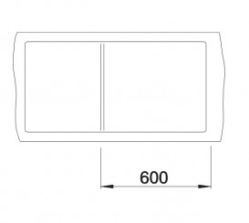 Мийка для кухні Blanco Zenar XL 6 S-F 98,75х49,75 см SILGRANIT® PuraDur® чорний 526066