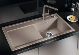Мийка для кухні Blanco Zenar XL 6S 100х51 см чаша праворуч SILGRANIT PuraDur® сірий беж 523971