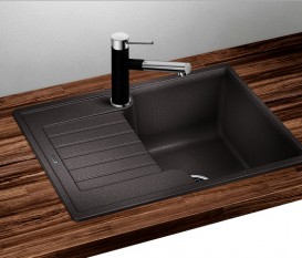 Мойка для кухни прямоугольная BLANCO Zia 40S SILGRANIT® PuraDur® антрацит 516918