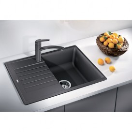 Мийка для кухні Blanco ZIA 45 S Compact прямокутна обертаєма чорний 526009