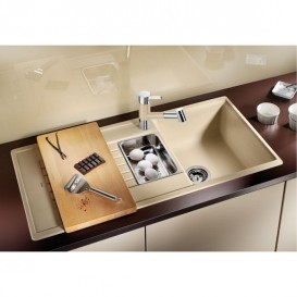 Мойка для кухни Blanco Zia 6 S 1.5 чаши прямоугольная оборачиваемая черный 526021