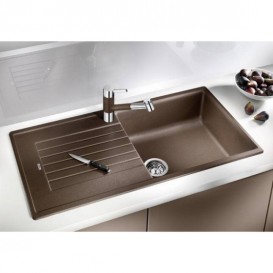 Мийка для кухні Blanco Zia XL 6 S врізна прямокутна обертаєма чорний 526024