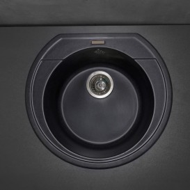 Мийка для кухні Буль-Буль Tuluza врізна Маграніт світло-чорний 107050004