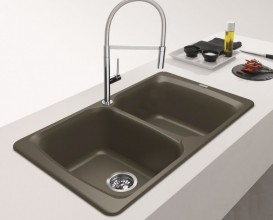 Мойка для кухни Franke Antea AZG 620 врезная оборотная Fragranite миндаль 114.0499.196