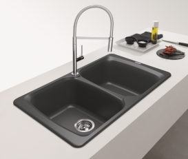 Мойка для кухни Franke Antea AZG 620 врезная прямоугольная Fragranite шторм 114.0574.817