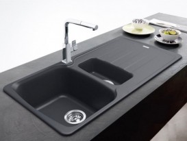 Мойка для кухни Franke Antea AZG 651 врезная оборотная Fragranite графит 114.0499.201