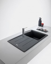 Мойка для кухни Franke Basis BFG 611-78 врезная оборотная Fragranite оникс 114.0258.040