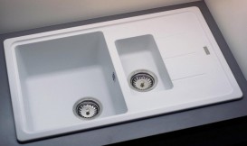 Мийка для кухні Franke Basis BFG 651-78 врізна зворотний Fragranite білий 114.0272.602