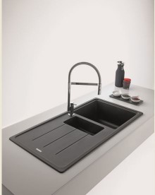 Мойка для кухни Franke Basis BFG 651 врезная оборотная Fragranite бежевый 114.0204.999