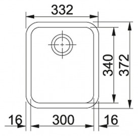 Мойка для кухни Franke Galassia GAX 110-30 монтаж под столешницу нержавеющая сталь полированная 5290621