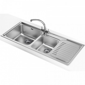 Мийка для кухні Franke Galassia GAX 621 врізна чаші зліва нержавіюча сталь полірована 85840842