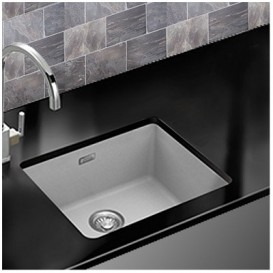 Мойка для кухни Franke Kubus KBG 110-50 монтаж под столешницу Fragranite белый 125.0459.028