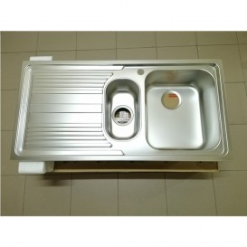 Мийка для кухні Franke Logica line LLL 651 врізна чаша справа нержавіюча сталь декор 101.0381.836