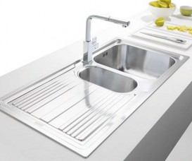 Мийка для кухні Franke Logica line LLL 651 врізна чаша справа нержавіюча сталь декор 101.0381.836
