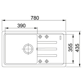 Мойка для кухни Franke Malta BSG 611-78 фрагранит серый сланец 114.0743.177