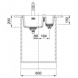 Мийка для кухні Franke Maris MRG 160 55,3х43,3 см Fragranite білий 135.0668.463