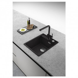 Мойка для кухни Franke Maris MRG 610-37 TL 41х51 см Fragranite черный матовый 114.0668.864