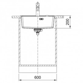 Мойка для кухни Franke Maris MRG 610-52 TL 56х51 см Fragranite бежевый 114.0668.817