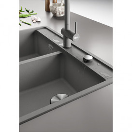 Мойка для кухни Franke Maris MRG 620 TL 76х51 см Fragranite серый камень 114.0661.784